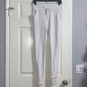 Savvi Fit white joggers
